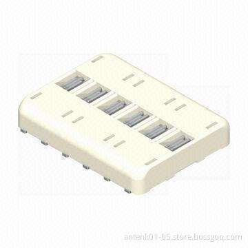 LED Connector, SMT Type, 06/04/02P, 0.4mm Pitch, OEM and ODM Orders Welcomed